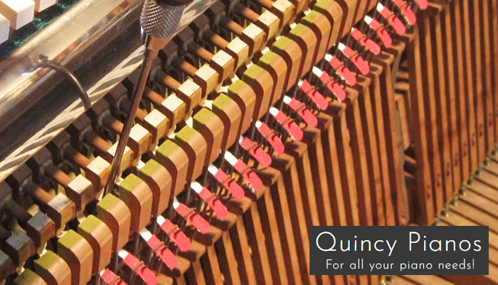 Service de régulation des pianos avec Quincy Pianos