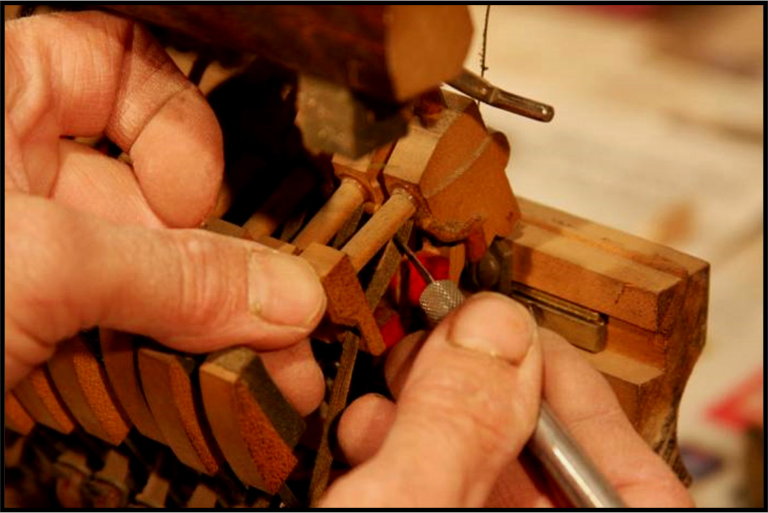 Bridle Strap Replacement done by a Professional Piano Technician