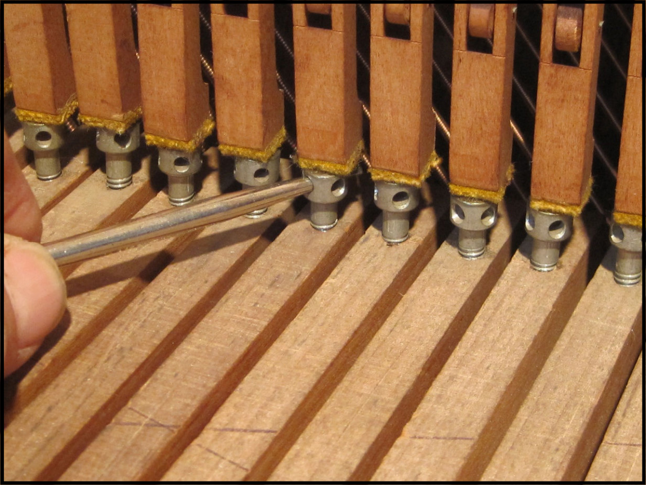 Vertical Piano Regulation Capstans